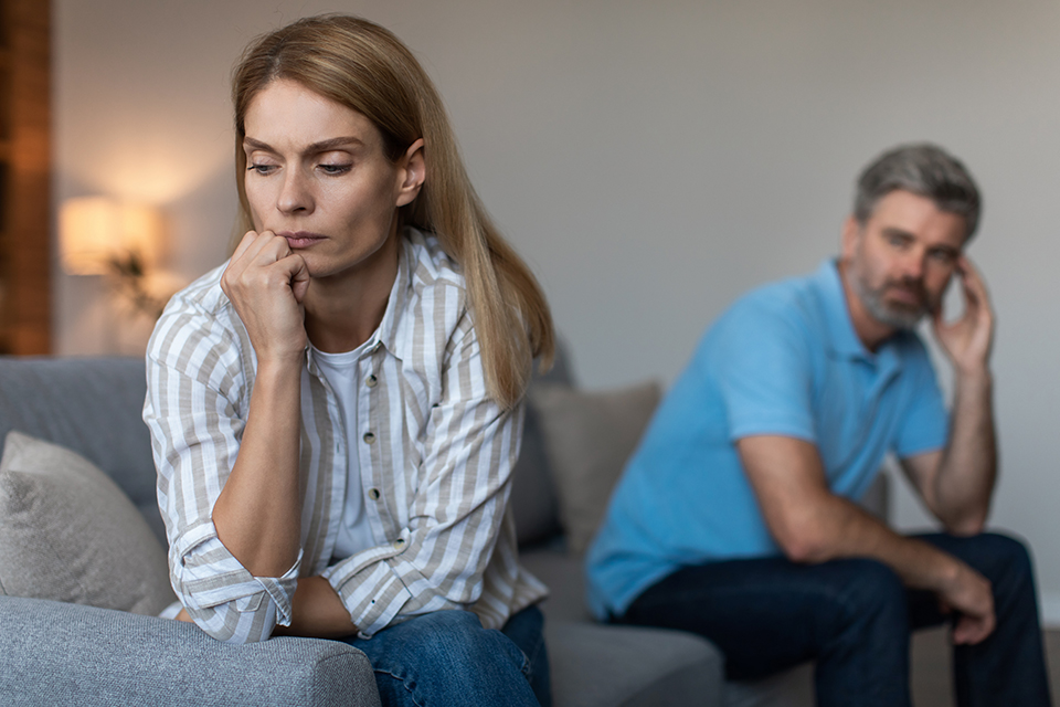 Who gets to stay in the house after separation?